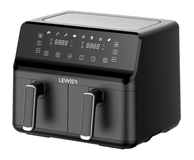 Lewis's Twin Basket Air Fryer 8.4L