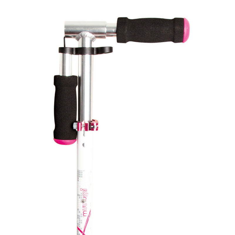 Muuwmi Aluminium Scooter 125mm - White & Pink