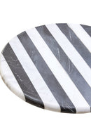 Soma Large Black and White Marble Cake Stand