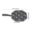 Breeins 12-Hole Cast Iron Takoyaki Pan