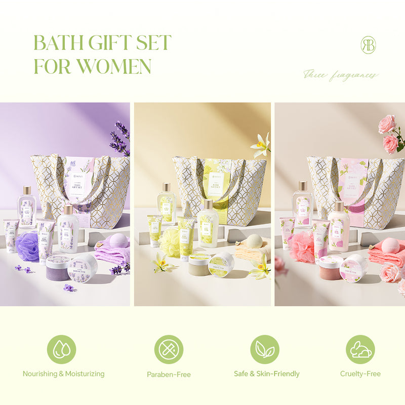 Sheonly 10pcs Scented Spa Bath Gift Set