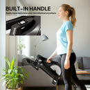 SPORTNOW Under Desk Elliptical Machine, Pedal Exerciser with LCD Monitor