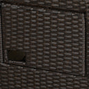 Outsunny Outdoor Recliner Chair W/ Cushion Rattan Reclining Lounge Chair