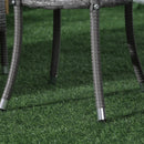 Outsunny  Rattan Bistro set 3pc - Grey