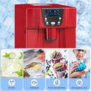 HOMCOM Ice Maker Machine and Water Dispenser 9 Ice Cubes Ready in 6-10 Mins