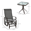 Gliding Table & Chairs Set