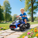 AIYAPLAY 12V Kids Electric Ride On Car, Battery Powered Ride On ATV, Blue