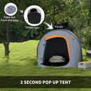 Outsunny Pop up Camping Tent for 2 Man, 2000mm Waterproof with Carry Bag