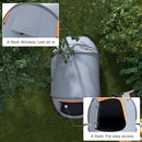 Outsunny Pop up Camping Tent for 2 Man, 2000mm Waterproof with Carry Bag