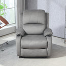 HOMCOM Recliner Armchair for Living Room, Recliner Chair with Cup Holder