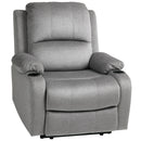HOMCOM Recliner Armchair for Living Room, Recliner Chair with Cup Holder