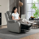 HOMCOM Recliner Armchair for Living Room, Recliner Chair with Cup Holder