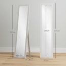 HOMCOM 37 x 157 cm Full Length Mirror with Frame for Bedroom, White