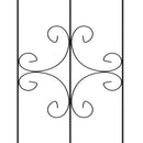 Outsunny Set of 2 Metal Trellis for Climbing Plants, Arrow Design
