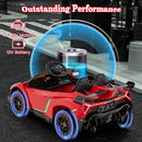 4WD Kids Ride On Sports Car Lamborghini with Taillights-Red
