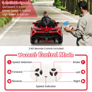 4WD Kids Ride On Sports Car Lamborghini with Taillights-Red