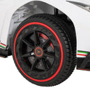 4WD Kids Ride On Sports Car Lamborghini with Taillights-White