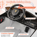 4WD Kids Ride On Sports Car Lamborghini with Taillights-White