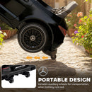 AIYAPLAY Kids Electric Car Licensed Mercedes AMG, 12V Ride On Car, Black