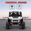 AIYAPLAY 2 Seater 24V 7AH Ride on Truck w/ Spring Suspension - White