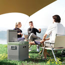 Outsunny Car Refrigerator 12V Portable Freezer For Camping, Light Green