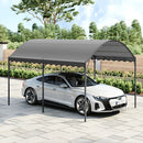 Garden Sanctuary Outdoor Metal Arched Pergola with Shade