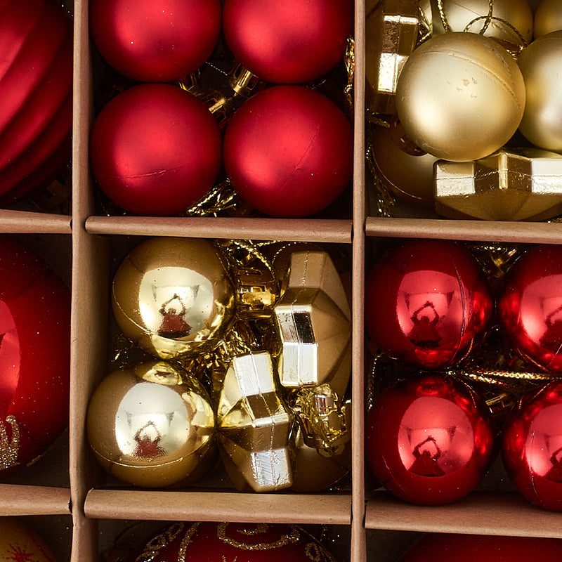 Lifeideas 44-Piece Christmas Ornaments for Tree Decoration