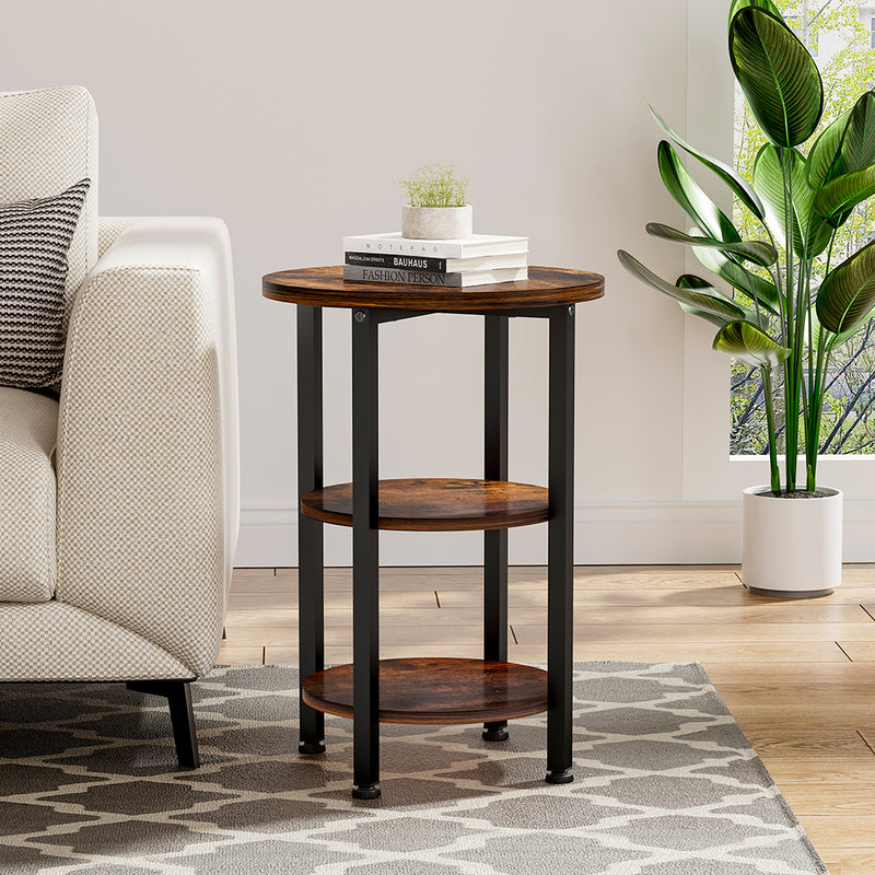 Livingandhome Minimalist Rustic Side Table