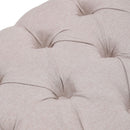 Livingandhome  Mid Century Metal Upholstered Bench