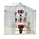 Breeins Aluminium Hobby Greenhouse with Base and Window Opening