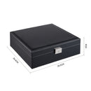 Sheonly Double Tier Travel Jewelry Storage Box