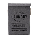 Lifeideas Foldable Home Laundry Baskets Laundry Hamper with Lid and Rope Handles