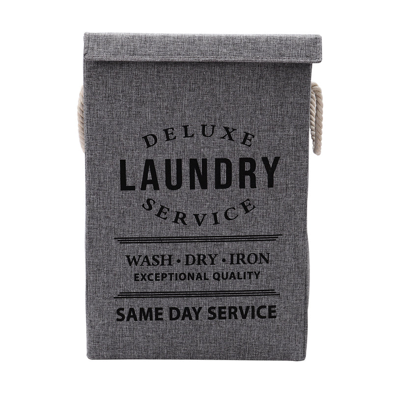 Lifeideas Foldable Home Laundry Baskets Laundry Hamper with Lid and Rope Handles