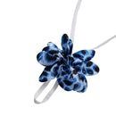 Elegant Lace-Up Anklet with Flower