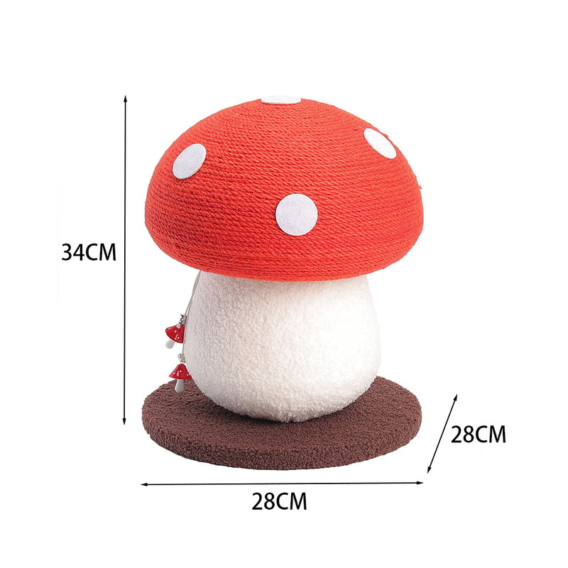 KidKid Sisal Mushroom Cat Scratching Post