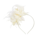 Feather Flower Fascinator Headband