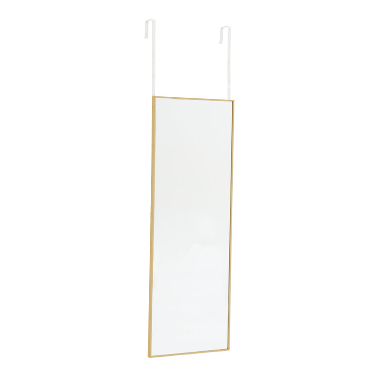 Livingandhome Metal Frame Over the Door Full Length Mirror
