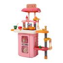 Kidkid 49Pcs 3-in-1 Pretend Kitchen Suitcase Playset