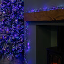 75m 3000 LED TreeBrights Christmas String Lights with Timer in Blue, Purple & White