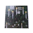 Premier 31cm 10 Piece Indoor Christmas Candle Set with Remote Control In Warm White