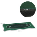SPORTNOW 239.3 X 115.5 Cm Poker Mat 12 Player Water-Resistant, Green