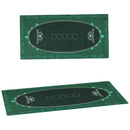 SPORTNOW 239.3 X 115.5 Cm Poker Mat 12 Player Water-Resistant, Green