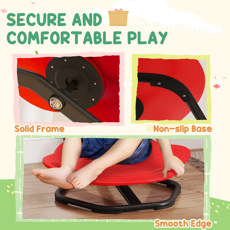 AIYAPLAY Planet-Shaped Kids Swivel Chair, Sensory Spinning Chair