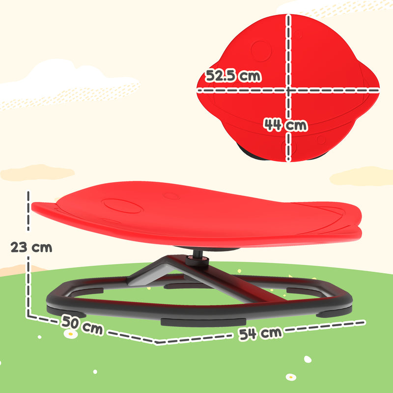 AIYAPLAY Planet-Shaped Kids Swivel Chair, Sensory Spinning Chair