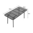 Breeins Outdoor Garden Metal Table