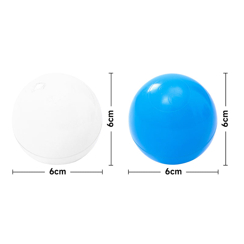 Kidkid 100Pcs Plastic Ball Pit Balls with Mesh Bag