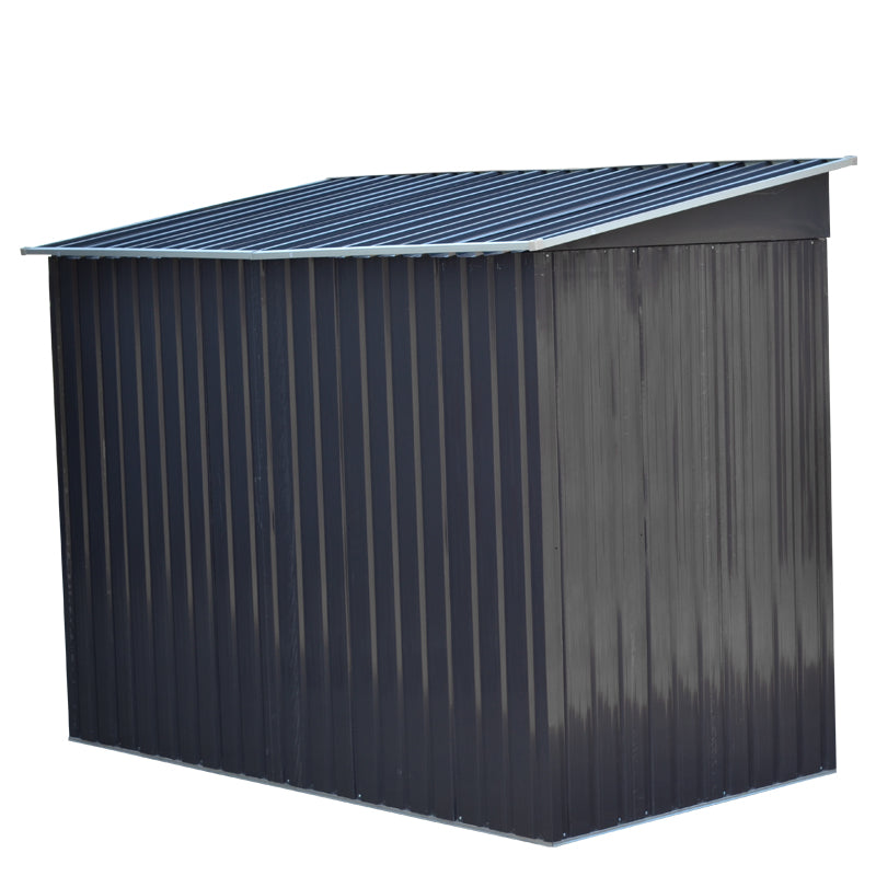 Livingandhome Compact Metal Storage Tool Shed For Garden Patio