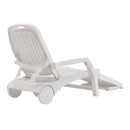 Breeins Outdoor Folding Lounge Chair Recliner With Wheels
