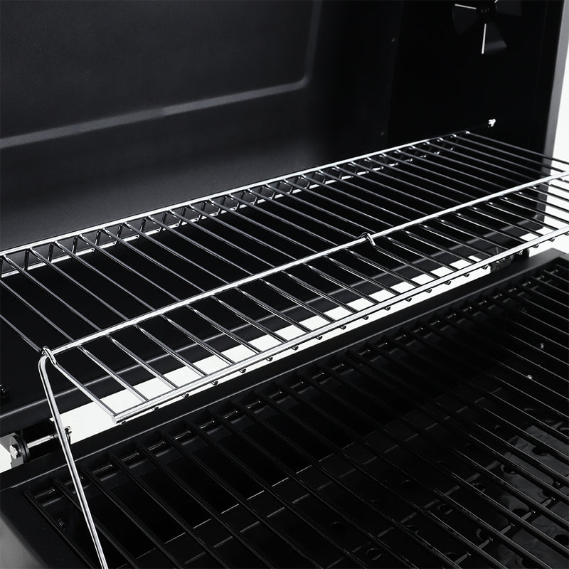 Livingandhome Carbon Steel BBQ Cooker Grill Mobile Stove Cooker