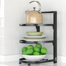Lifeideas 3-Tier Adjustable Kitchen Organiser Rack for Pot Pan
